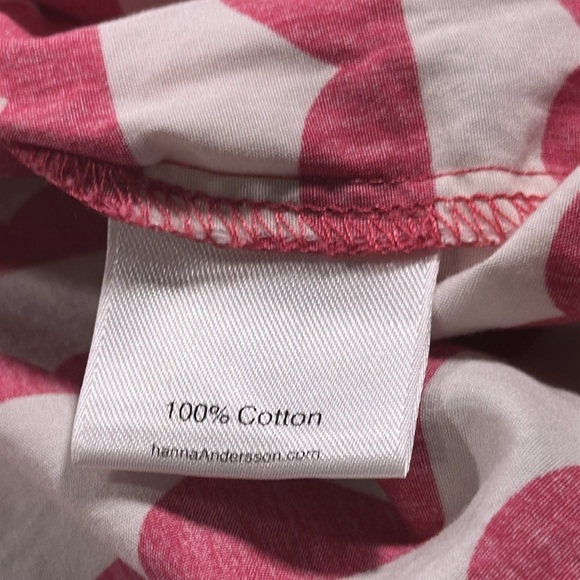 Hanna Andersson Wanna Play Tunic Dress size 120 size 6/7 pink white - Picture 8 of 14